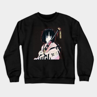 Samurai girl Crewneck Sweatshirt